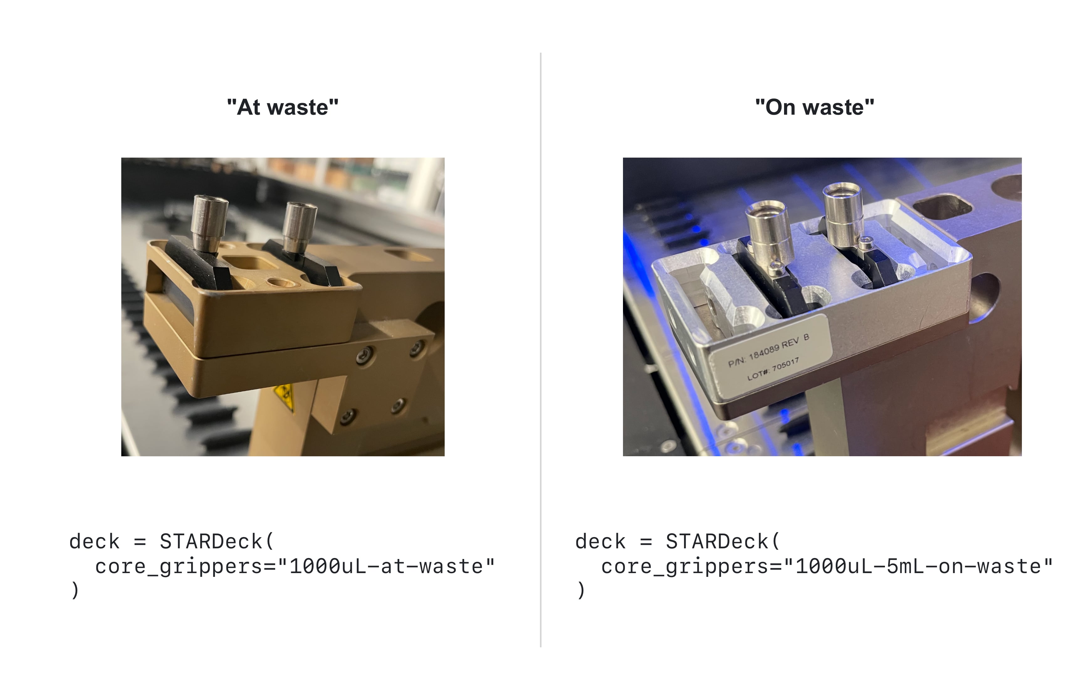Co-Re gripper types
