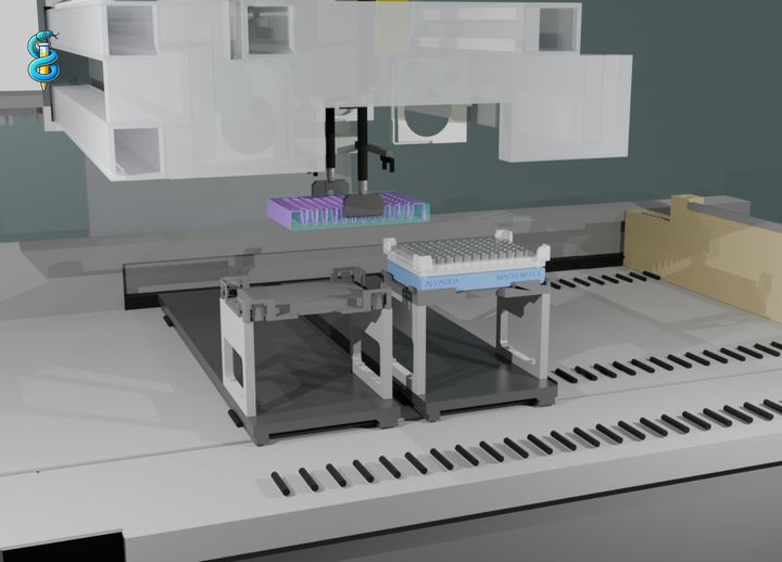 Move plate to Alpaqua magnet using CORE grippers