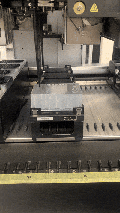 gif of piercing foil